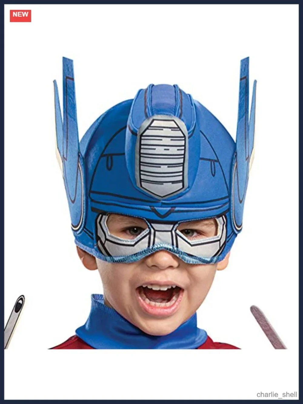 Toddler Boys Muscle Optimus Prime Costume Padded Jumpsuit